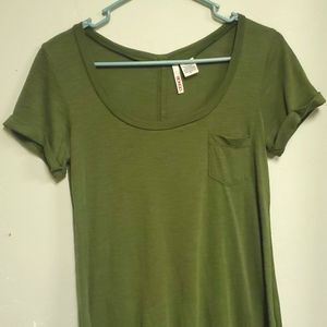 Army green tee